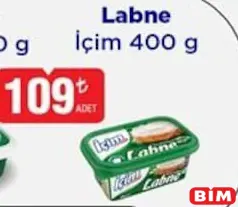 İÇİM LABNE 400 G İÇİM LABNE 400 G